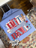 Hit the dang ball baseball Tee