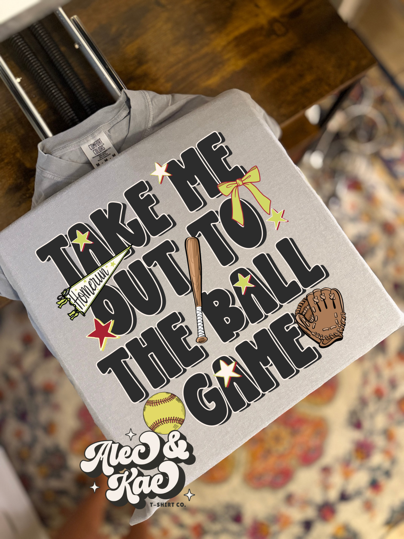 Take me out to the ball game softball Tee