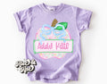 Floral Apple Custom Name Tee