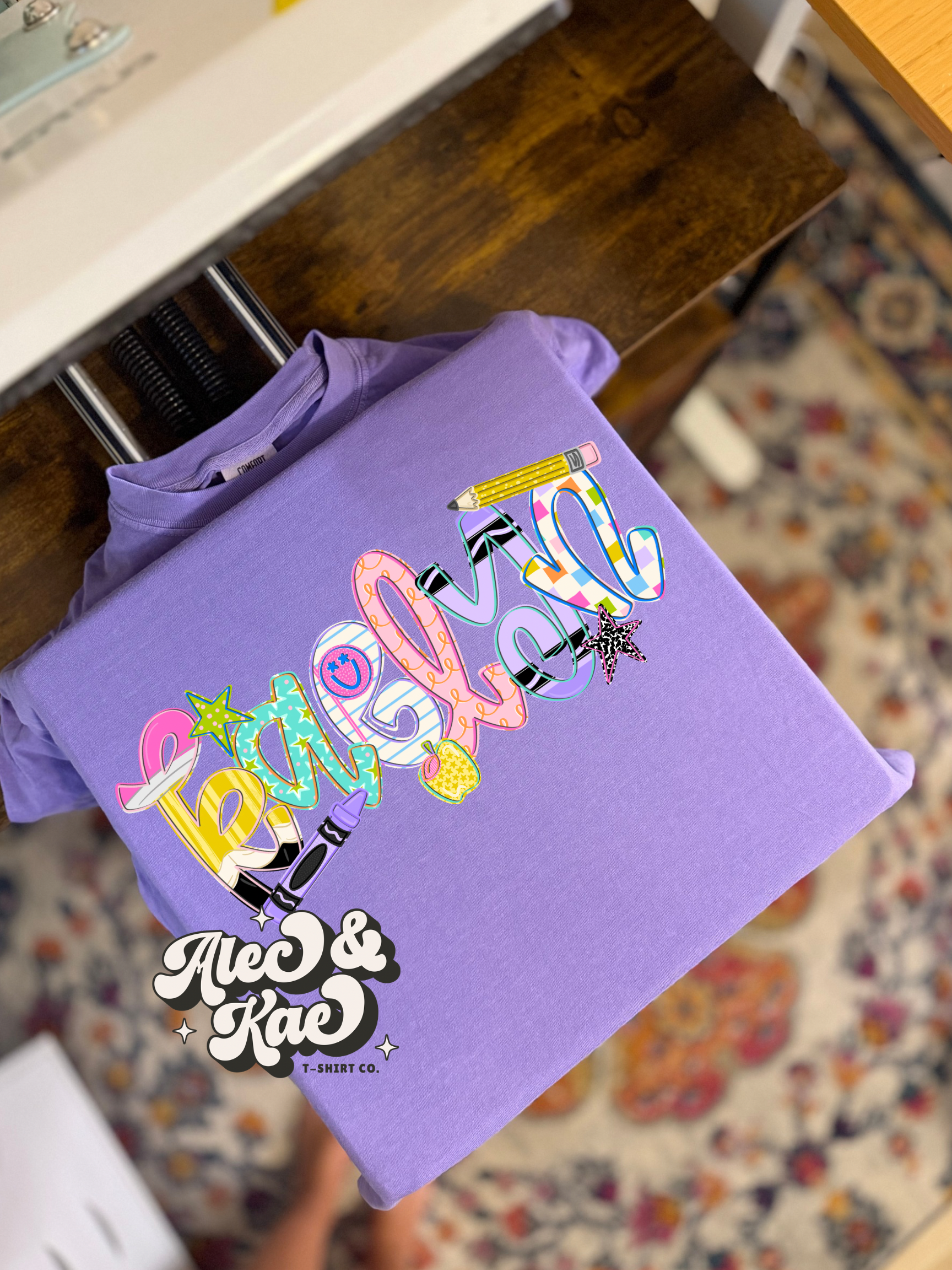 Back 2 School Whimsical Customizable Tee