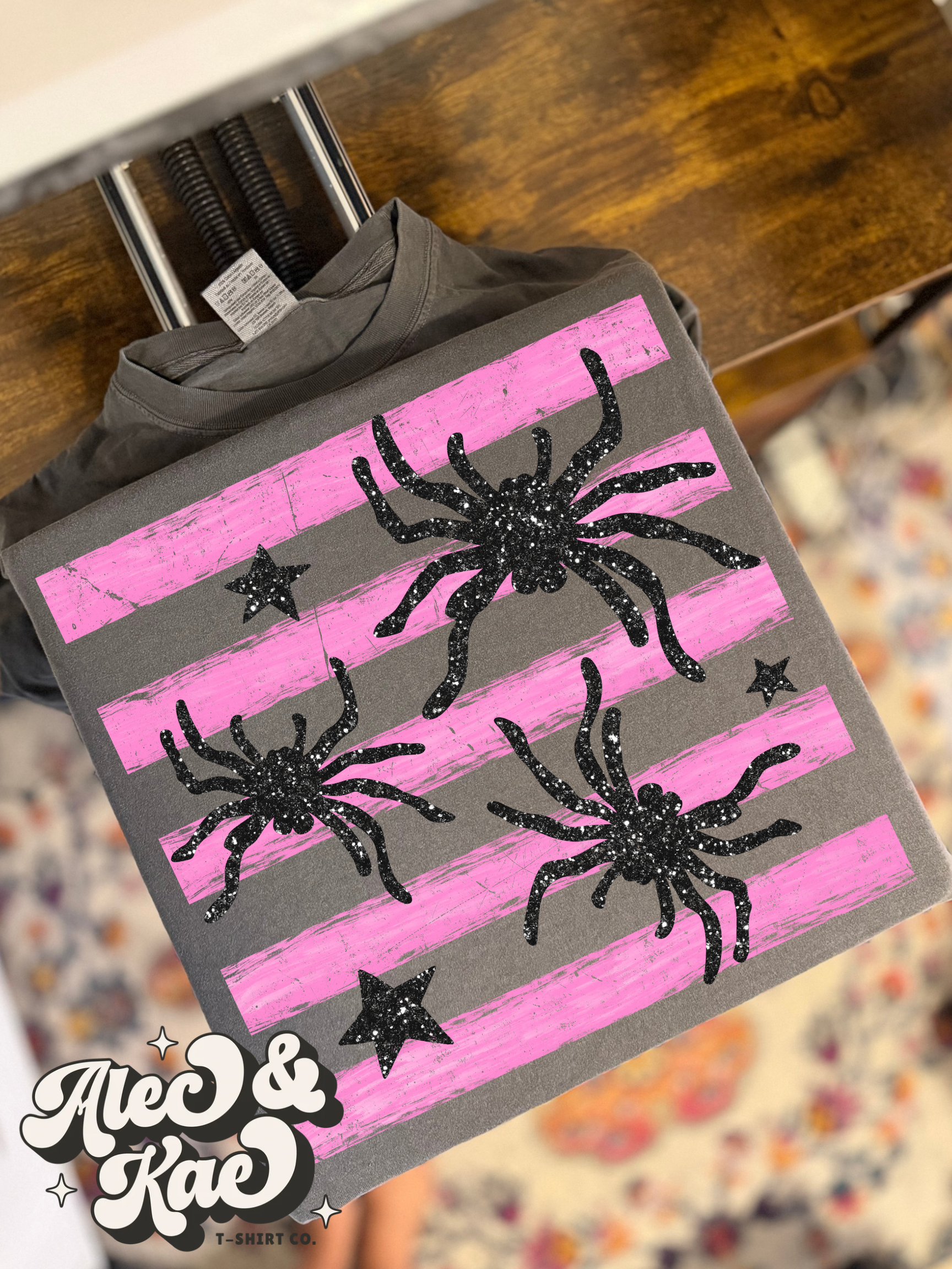 Pink Spider Tee