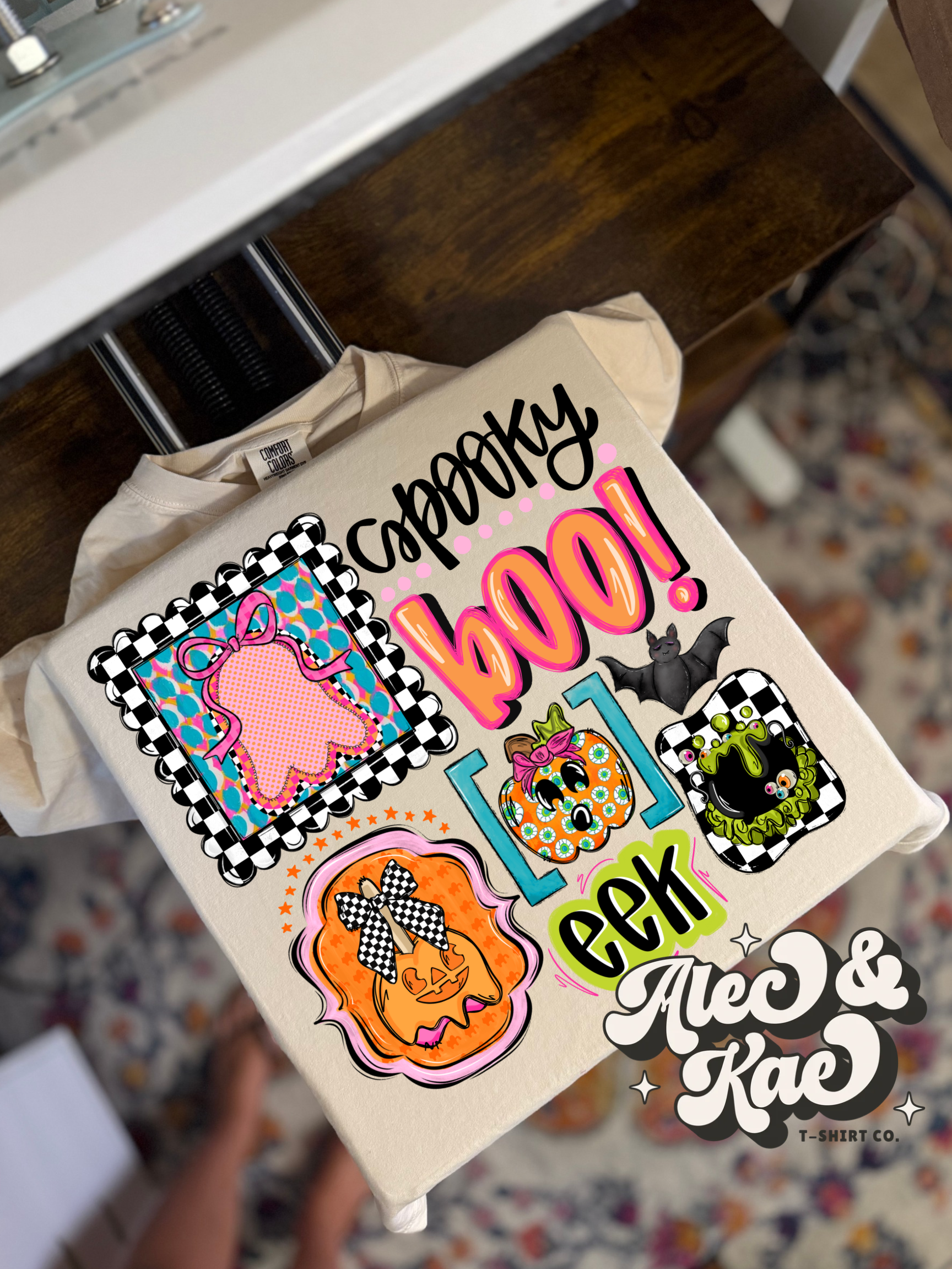 Spooky Halloween Collage Tee