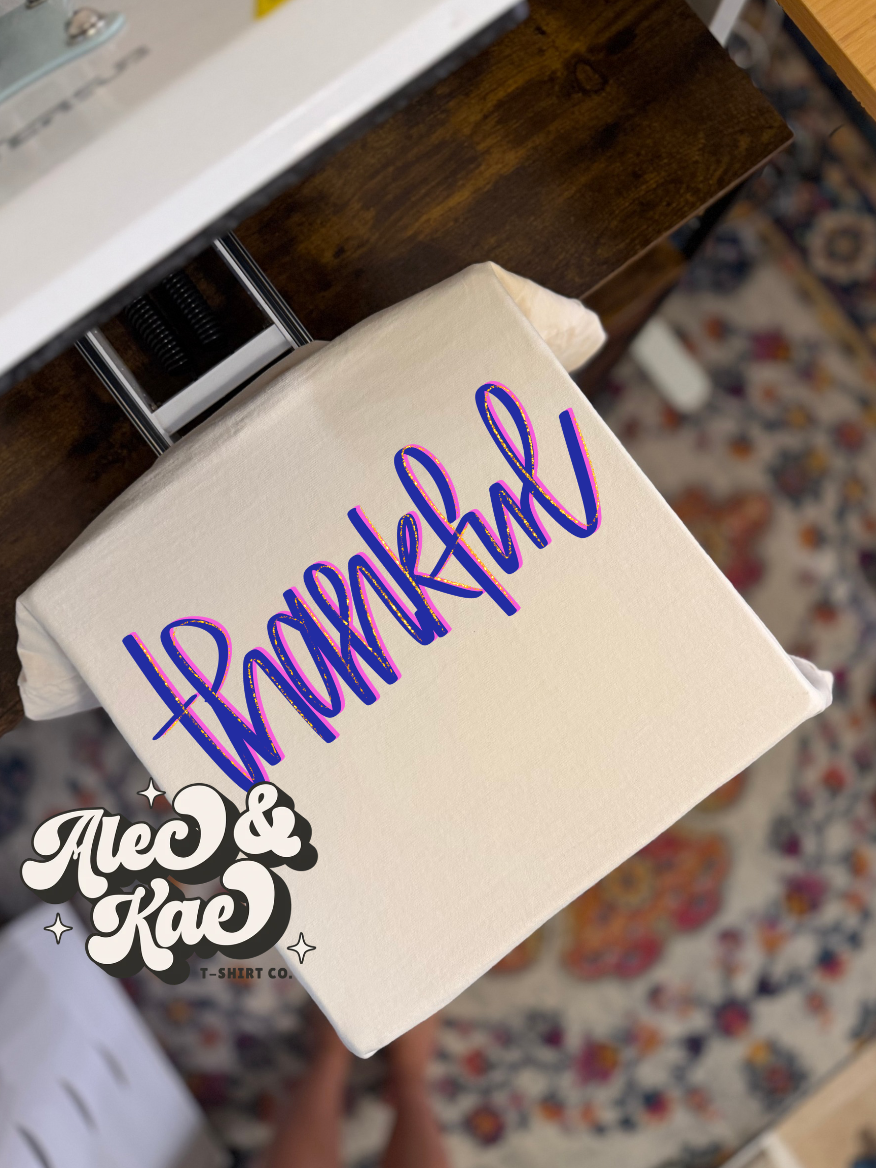 Thankful Glitter Tee