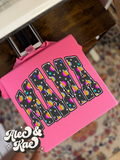 Mama Colorful Pumpkin Tee