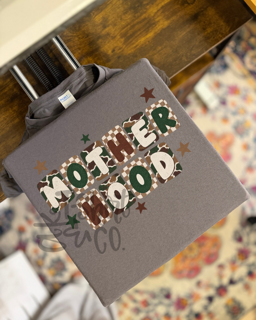 Motherhood Camo Tee